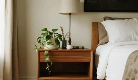 Cây xanh giúp thanh lọc không khí và mang đến vẻ tươi mát cho không gian sống vào ban ngày.