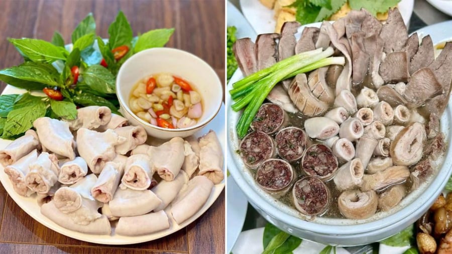 Lòng lợn có lượng cholesterol rất cao, ăn nhiều sẽ không tốt cho sức khỏe.