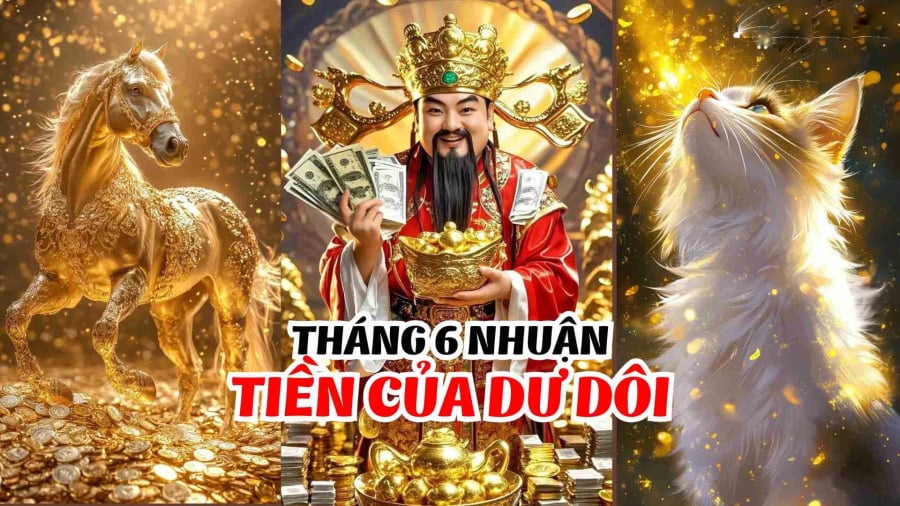 Tháng 6 Nhuận Tiền Của Dư Dôi: 3 con giáp ngồ chơi Lộc tự đến