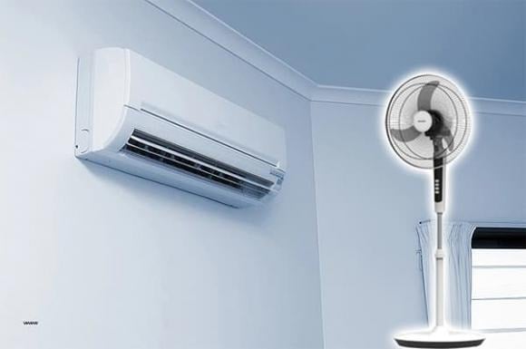 Thực tế, quạt điện tiêu tốn chưa đến 3% năng lượng so với máy lạnh.