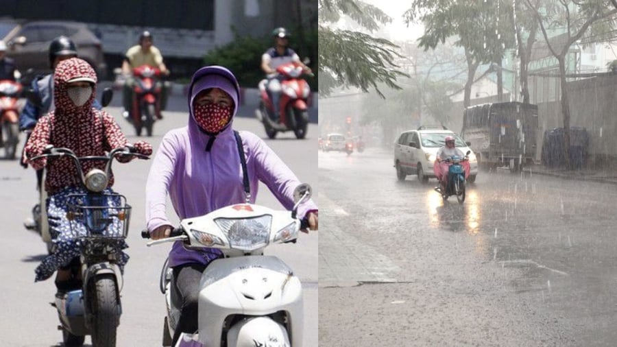 Những ngày tới thời tiết cực đoan nắng nóng rồi lại mưa giông
