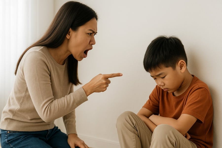 Những lời mắng giận vô tình có thể trở thành vết thương tâm lý theo con suốt đời