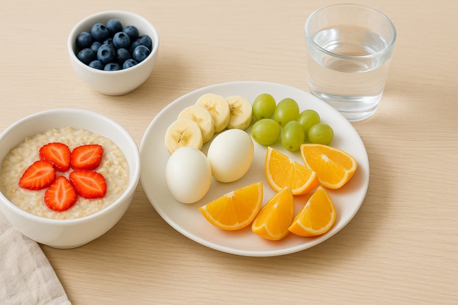 Bữa sáng đơn giản – giàu dinh dưỡng với tinh bột hấp thu chậm, đạm lành mạnh và chất xơ, giúp cơ thể khỏe khoắn suốt ngày dài.