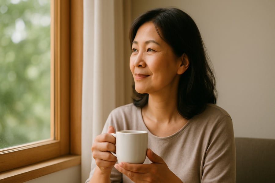 Thảnh thơi là khi biết sống vừa đủ, không mua sắm vô độ và biết trân trọng hiện tại