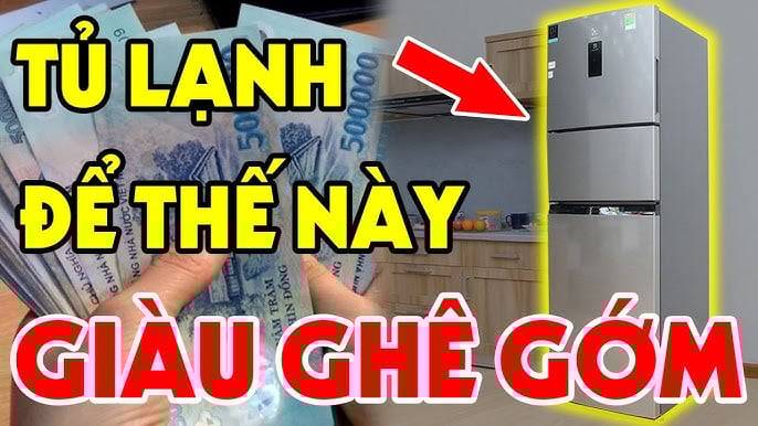 Vị trí đặt tủ lạnh hút lộc