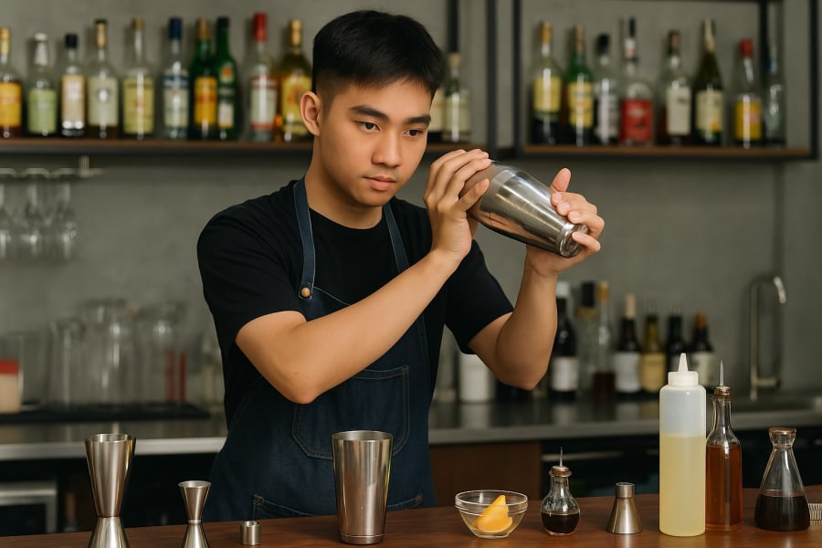 Học nghề pha chế chỉ sau 3–6 tháng, nhiều bạn trẻ đã có thể bắt đầu kiếm tiền từ đam mê sáng tạo đồ uống.
