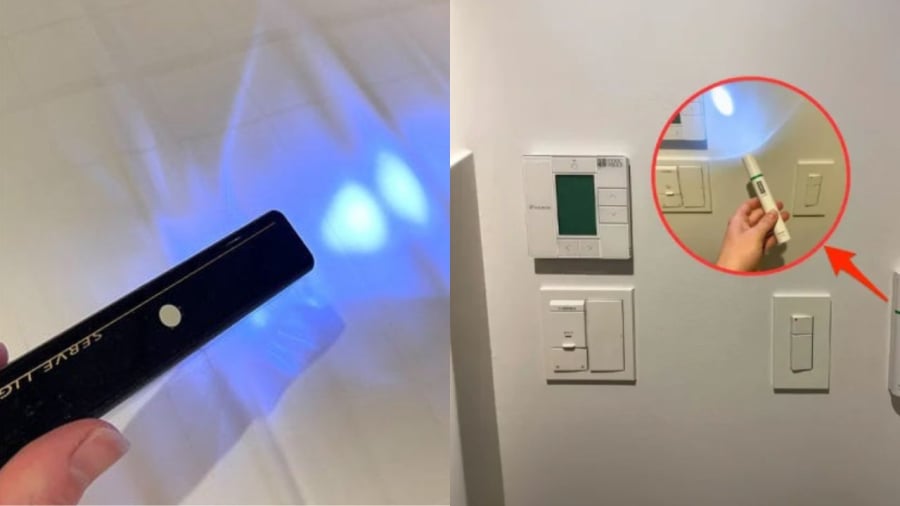 Phòng khách sạn Nhật Bản thường có đèn pin