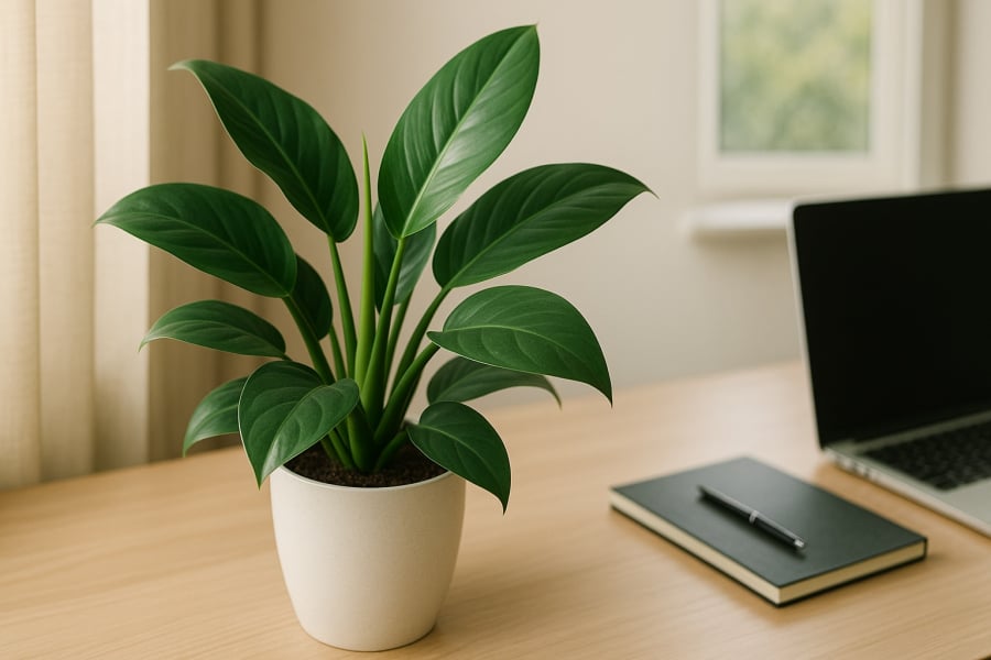 Trầu Bà Đế Vương – cây phong thủy giúp giữ tiền, lan tỏa năng lượng tích cực cho không gian sống.