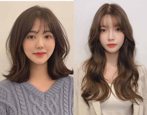 Tóc mái thưa    