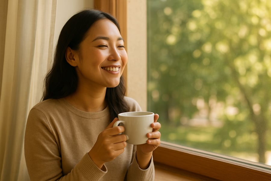 Khi bạn cảm thấy hạnh phúc với những điều nhỏ bé, đó là dấu hiệu may mắn đang ghé thăm.