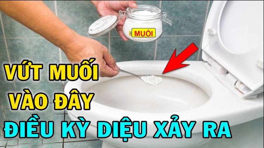 Đổ muối vào bồn cầu: Việc nhỏ nhưng lợi ích lớn, tiết kiệm tiền triệu/tháng