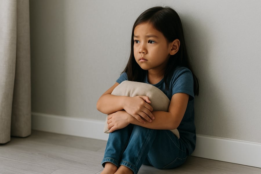 Trẻ thường thu mình, ít chia sẻ khi cảm thấy thiếu sự kết nối từ gia đình.