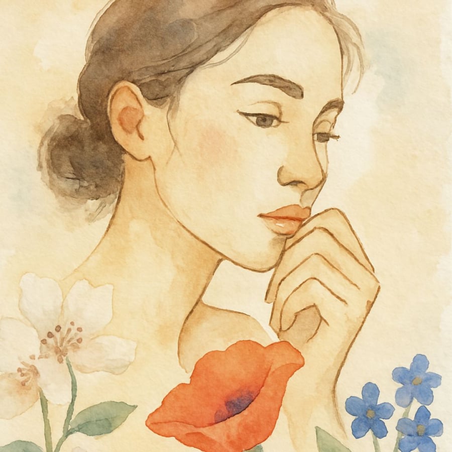 Phụ nữ lo lắng tháng 12