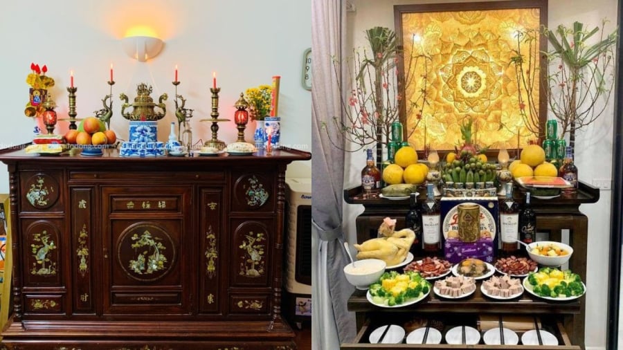 Vị trí đặt ban thờ rất quan trọng liên quan tới tâm linh và cả thẩm mỹ