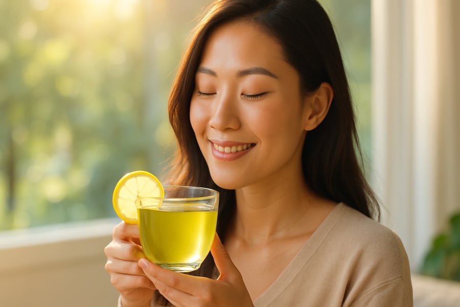 Trà chanh không chỉ tốt cho sức khỏe mà còn là “bí quyết” làm đẹp nhẹ nhàng từ bên trong.