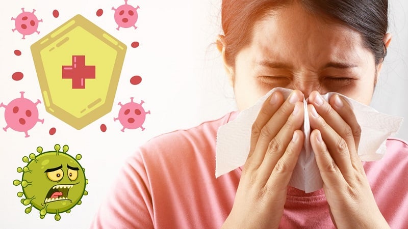 Khi khả năng miễn dịch của cơ thể suy giảm, bạn sẽ dễ bàng bị cảm cúm, nhiễm trùng đường hô hấp... (Ảnh minh họa)