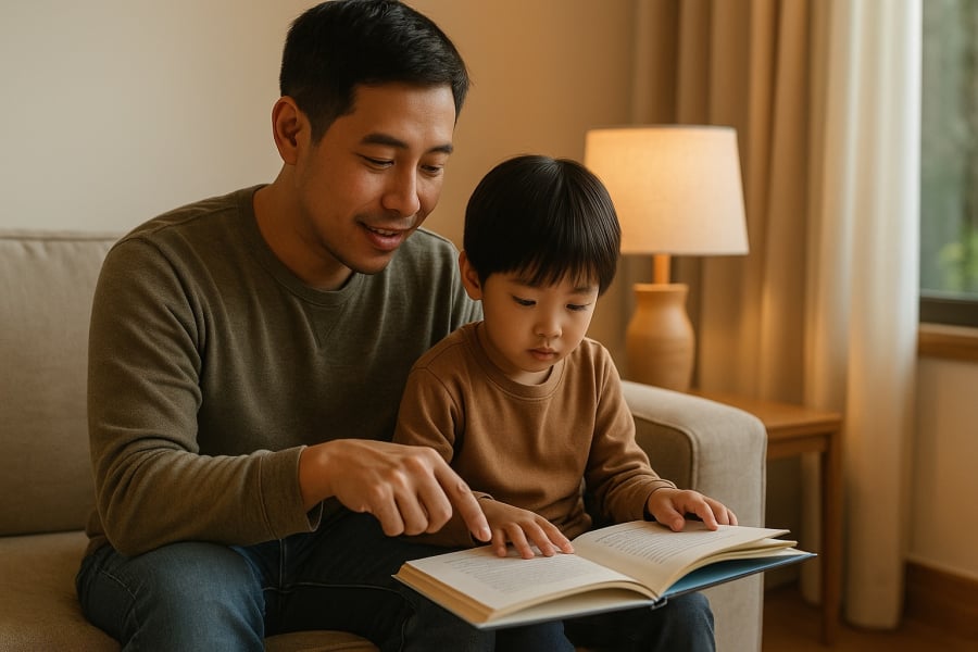 Người cha trưởng thành không chỉ truyền gen tốt mà còn mang đến môi trường nuôi dạy lý tưởng cho trẻ.