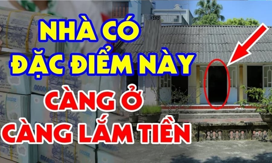 nhà may mắn