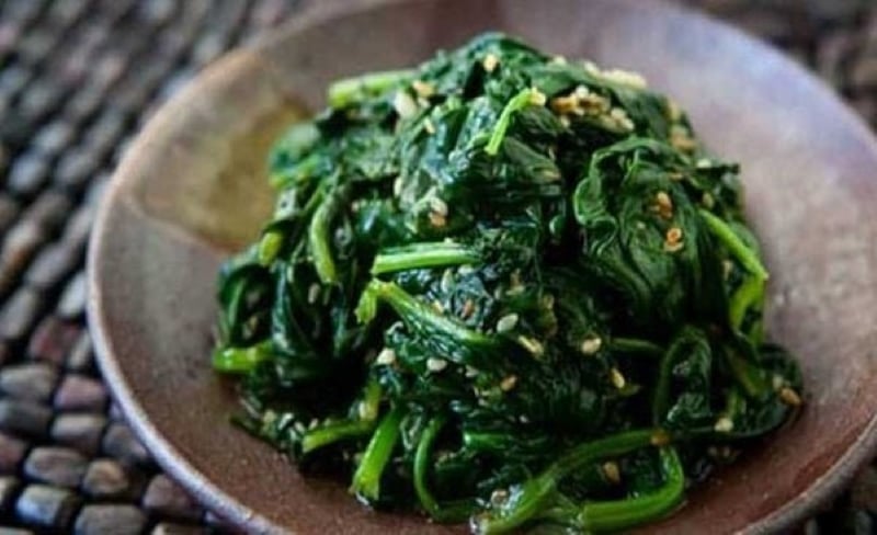 Món ăn ngon từ rau chân vịt
