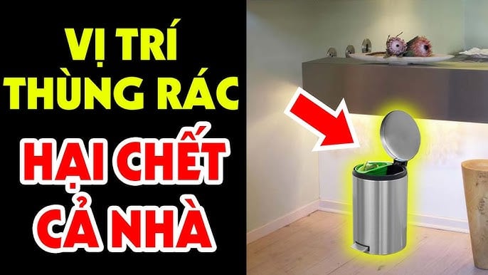 vị trí đặt thùng rác hao tài