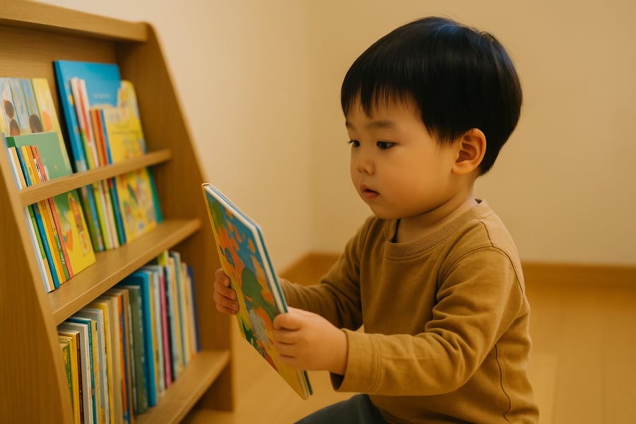 Hình thành thói quen đọc sớm giúp trẻ yêu sách và tự tin học tập.