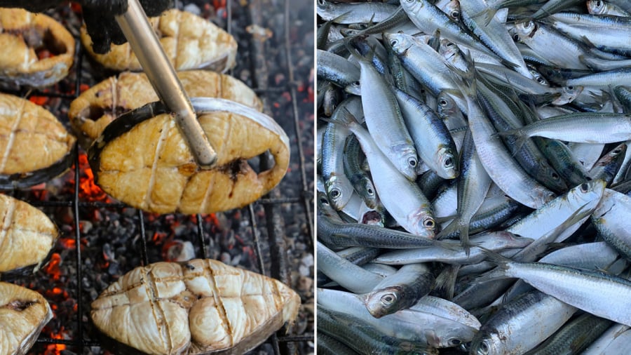 Cá thu, cá trích là những loại các có hàm lượng canxi và omega-3 cao.