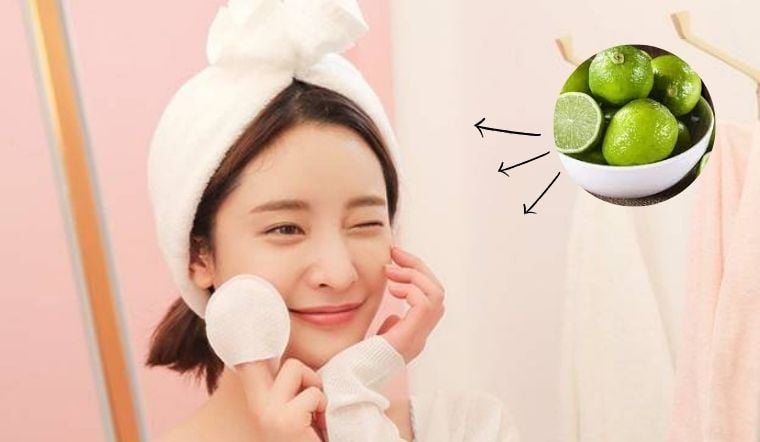Hàm lượng vitamin C trong chanh còn góp phần làm mờ thâm