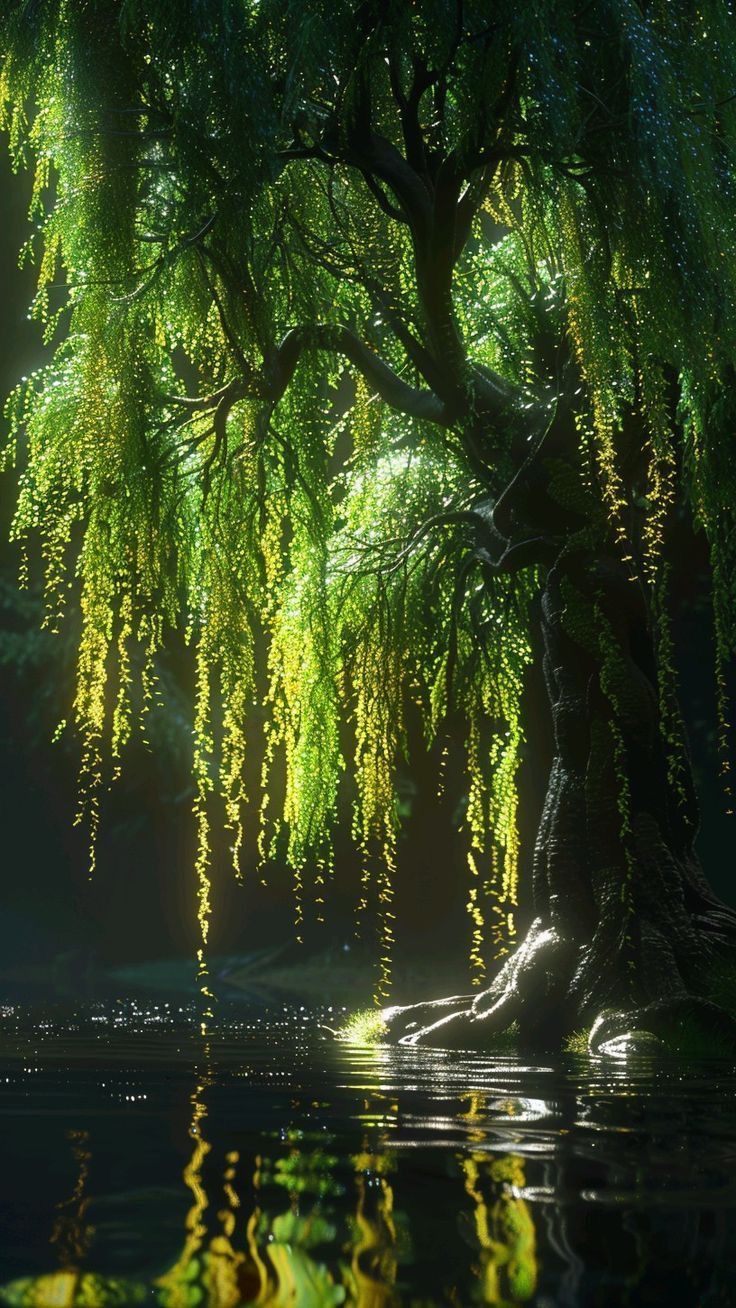 Cây liễu âm khí mạnh