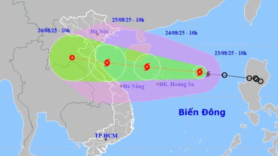 Bão số 5 là cơn bão mạnh