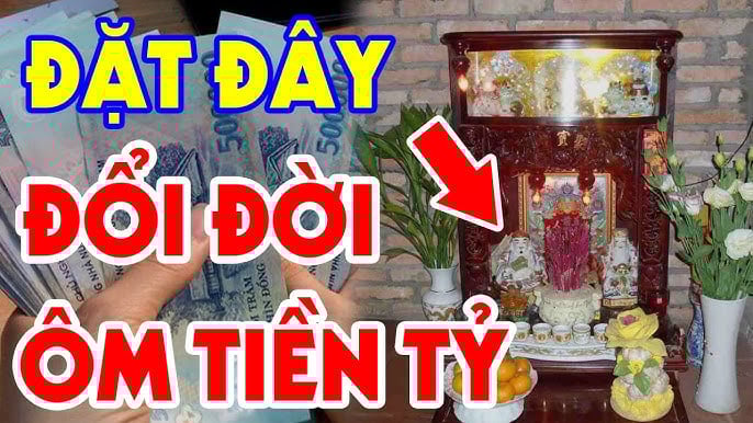 Dấu hiệu phát tài trên bát hương gia tiên