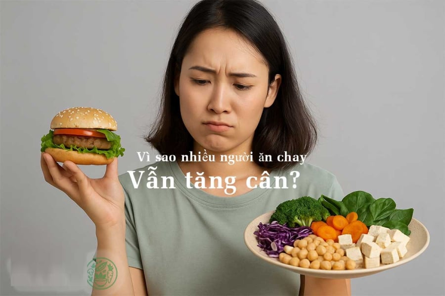 Vì sao nhiều người ăn chay vẫn tăng cân vù vù?