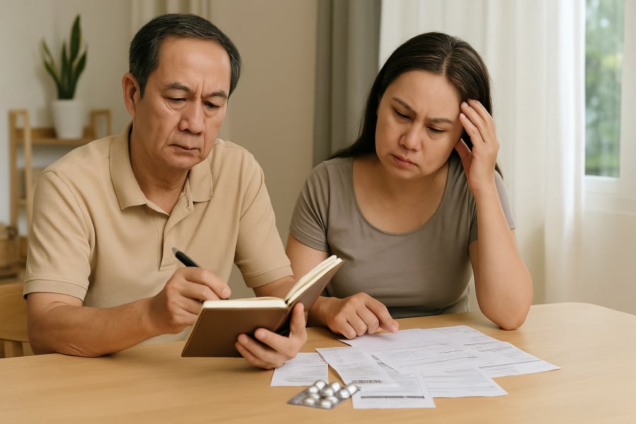 Sai lầm khi không dự phòng chi phí y tế khiến nhiều gia đình chật vật trong tuổi nghỉ hưu.