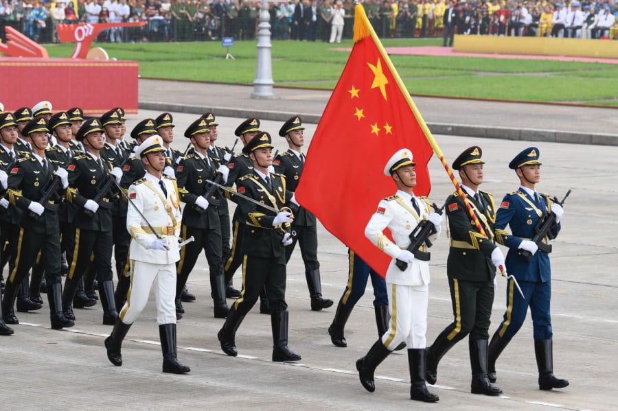 Khối Quân giải phóng nhân dân Trung Quốc. (Ảnh: Tiền phong)