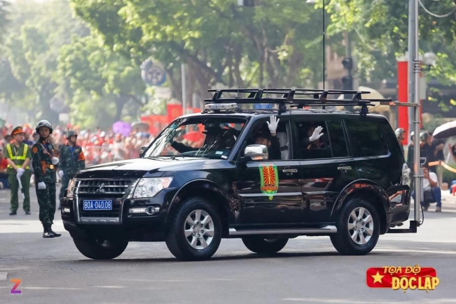 Xe Trung tâm chỉ huy tác chiến cơ động của lực lượng Công an Nhân dân. (Ảnh: Znews)