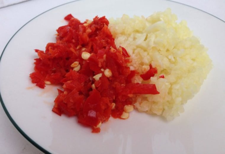 Tỏi ớt băm nhuyễn