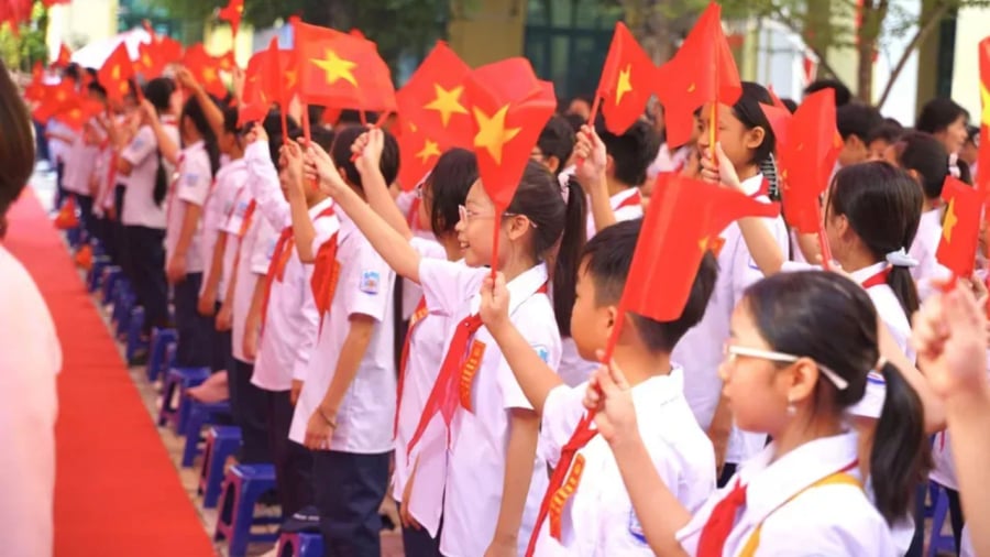 Ngày 5/9 hằng năm được chọn làm ngày khai giảng năm học mới. (Ảnh minh họa)