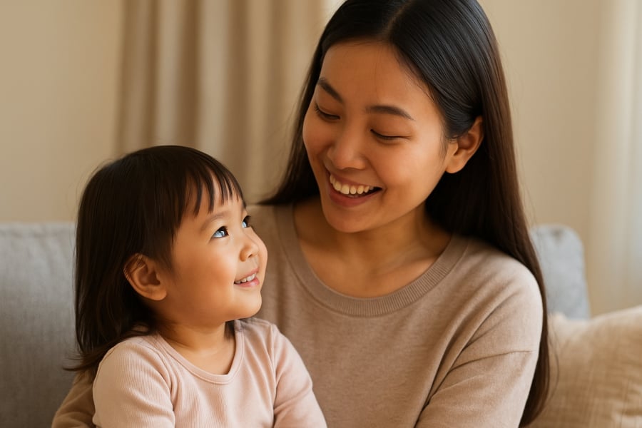 Sự gắn bó với mẹ trong những năm đầu đời ảnh hưởng sâu sắc đến cảm xúc và tính cách của trẻ.