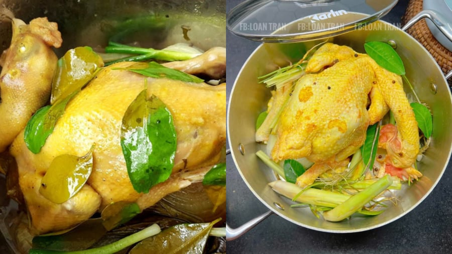 Bí quyết luộc gà không cần nước thơm ngon, ngọt thịt