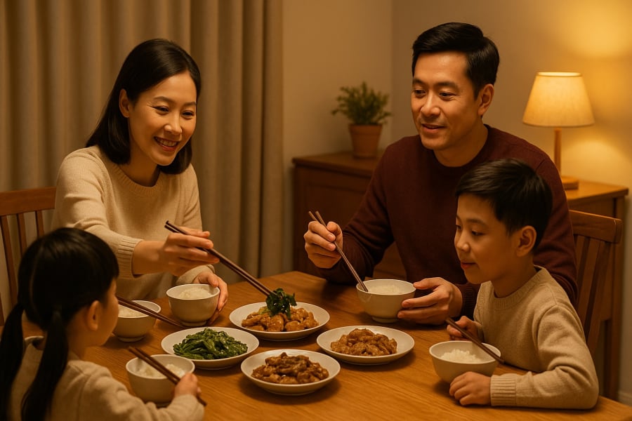 Biết vun vén và giữ hòa khí giúp gia đình ngày càng thịnh vượng.