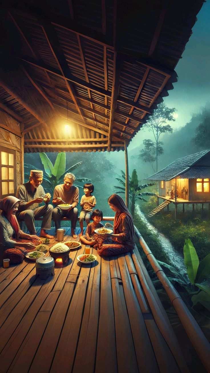 Gia đình biết yêu thương chia sẻ với nhau sẽ vượt được qua những khó khăn