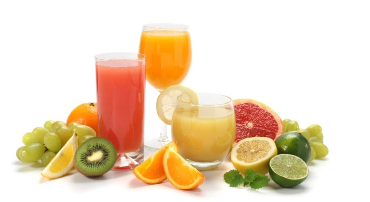 Nước trái cây chứa nhiều đường. Ảnh minh họa