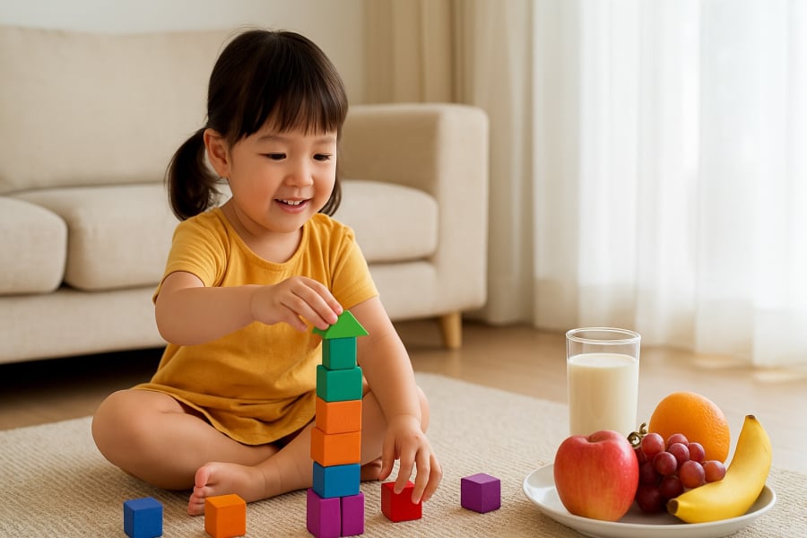 Khi được cung cấp đủ dưỡng chất cho não bộ, trẻ sẽ phát triển tư duy và khả năng tập trung vượt trội ngay từ những hoạt động thường ngày.