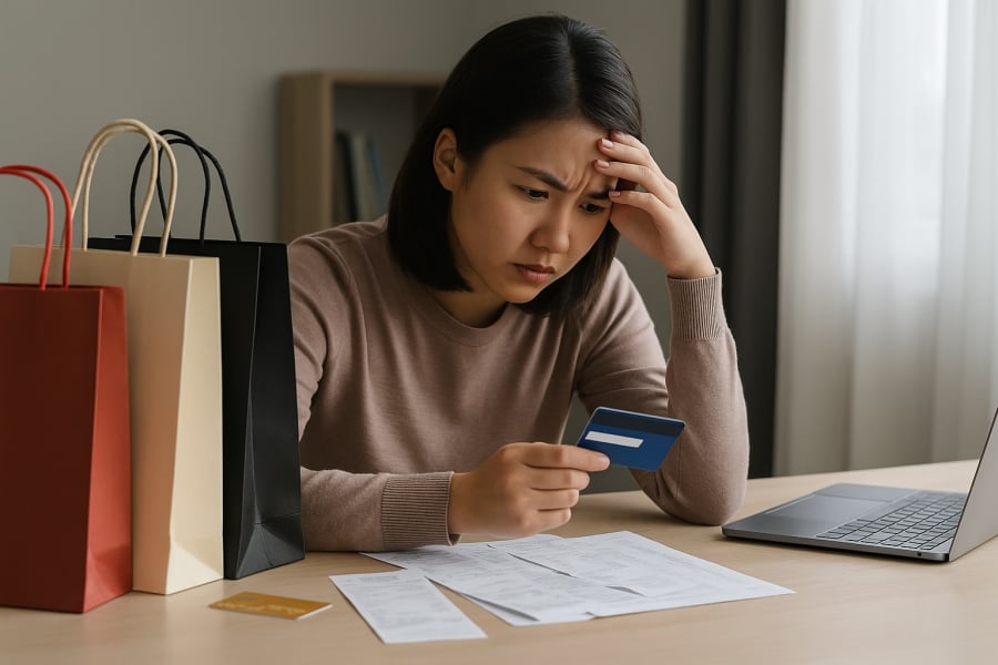 Chi tiêu cảm xúc và lạm dụng thẻ tín dụng là nguyên nhân khiến bạn tiết kiệm mãi vẫn trắng tay.