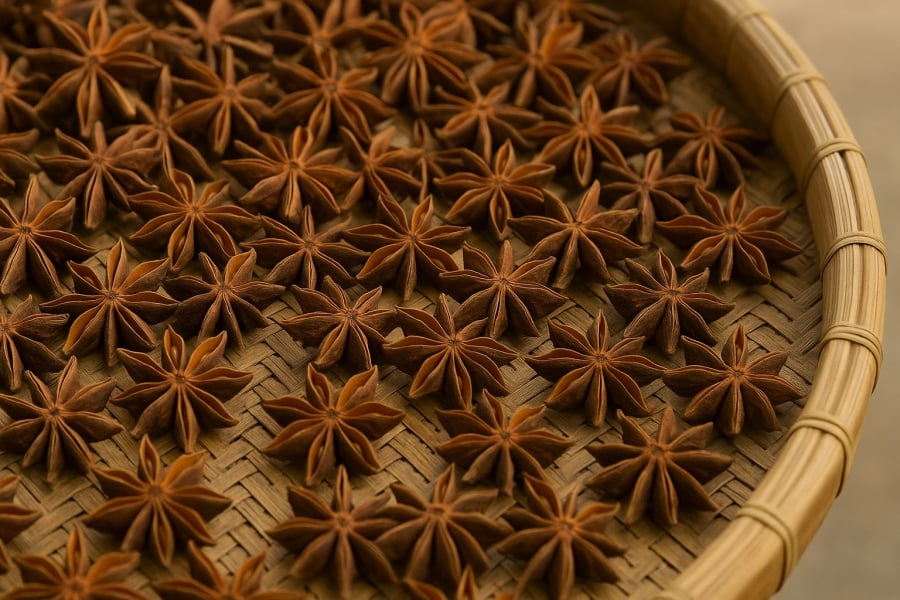 Hoa hồi khô Việt Nam – “gia vị vàng” được ưa chuộng tại nhiều thị trường quốc tế.
