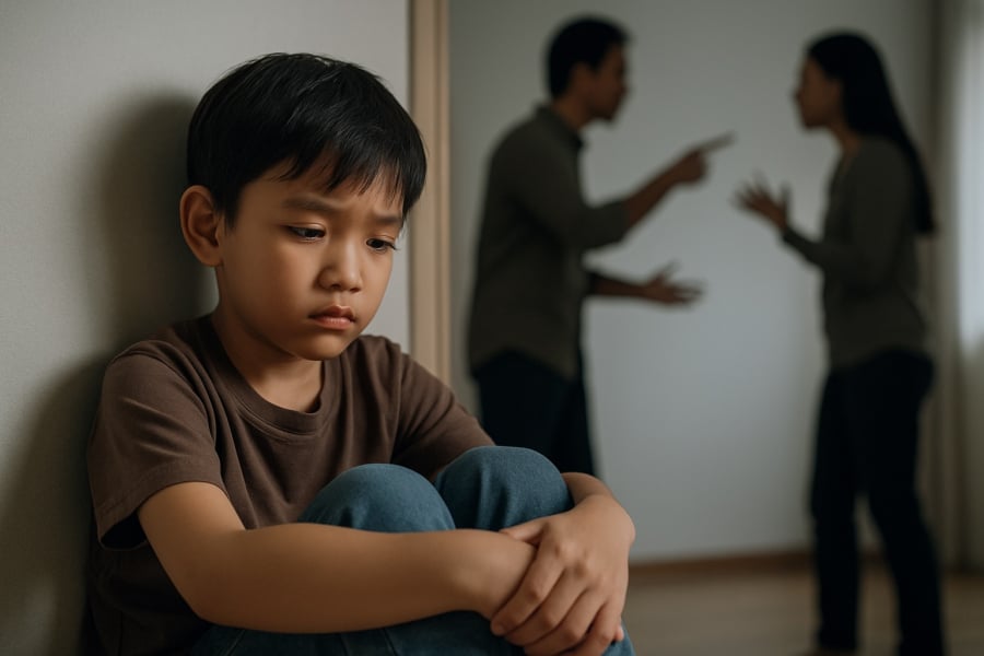 Những lời nói trong lúc tức giận của cha mẹ có thể khiến con trẻ tổn thương sâu sắc.