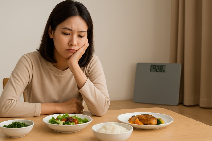 Giảm cảm giác thèm ăn và sụt cân bất thường là cảnh báo cơ thể đang suy kiệt âm thầm.