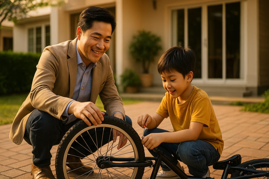 Cha mẹ giàu có thường dạy con học cách lao động từ những việc nhỏ, thay vì để con sống trong nhung lụa.