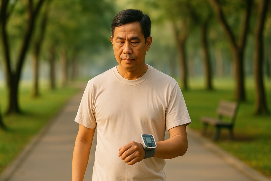 Vận động nhẹ vào sáng sớm giúp điều hòa huyết áp, giảm nguy cơ tăng huyết áp đột ngột sau khi thức dậy.