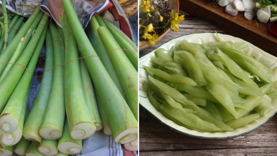 Sử dụng nước muối để ngâm dọc mùng sẽ giúp loại bỏ các chất gây ngứa trong loại nguyên liệu này.