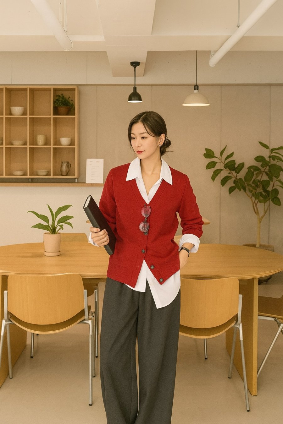 Điểm nhấn từ sắc đỏ trầm